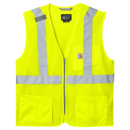 Ansi Class 2 Mesh Zip Front Vest Thumbnail