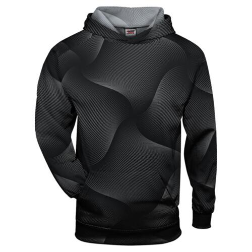 Youth Warp Hooded Long Sleeve T-Shirt Thumbnail