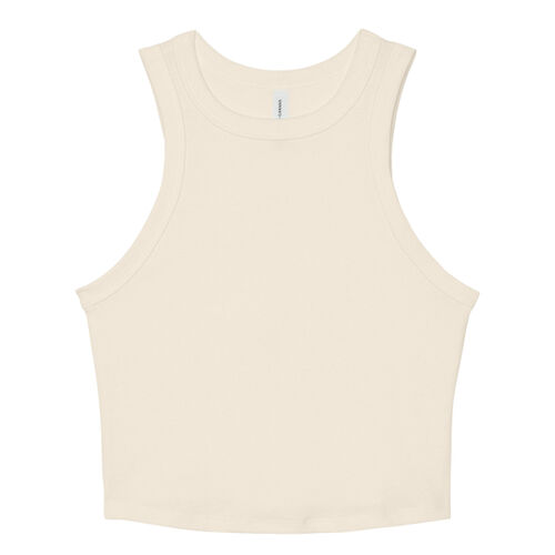 Women's Micro Rib Racer Tank Thumbnail