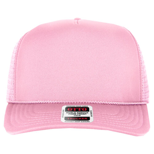 OTTO CAP "OTTO COMFY FIT" 5 Panel High Crown Mesh Back Trucker Hat Thumbnail