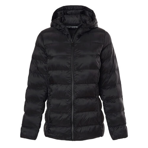 Women's Lightweight Poly-filled Hooded Puffer Jacket Thumbnail