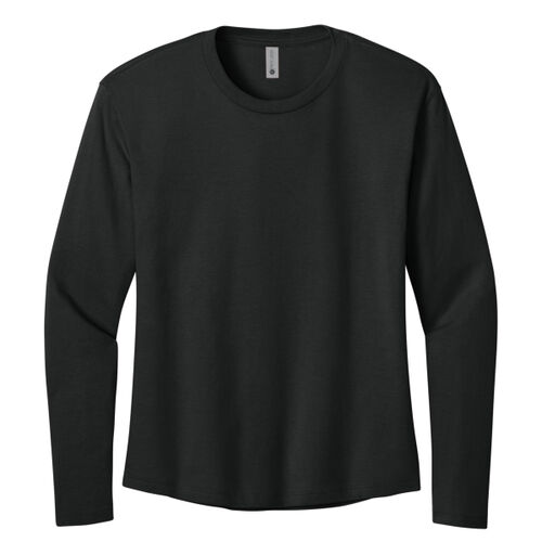 Women's Cotton Relaxed Long Sleeve Tee Thumbnail