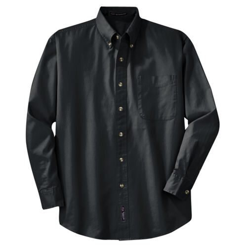 Tall Long Sleeve Twill Shirt Thumbnail