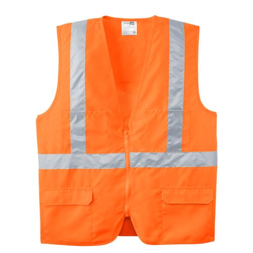 Ansi 107 Class 2 Mesh Back Safety Vest Thumbnail