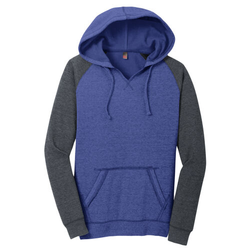 Women's Lightweight Fleece Raglan Hoodie Thumbnail