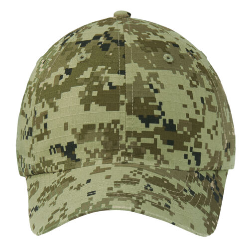 Digital Ripstop Camouflage Cap Thumbnail