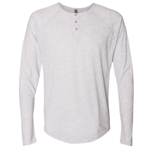 Men's Triblend Henley T-Shirt Thumbnail