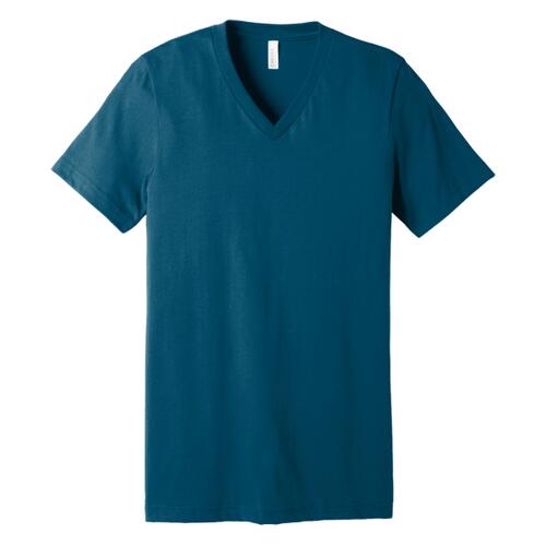 Unisex Jersey Short Sleeve V Neck Tee Thumbnail