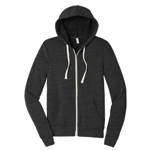 Unisex Triblend Sponge Fleece Full Zip Hoodie Thumbnail