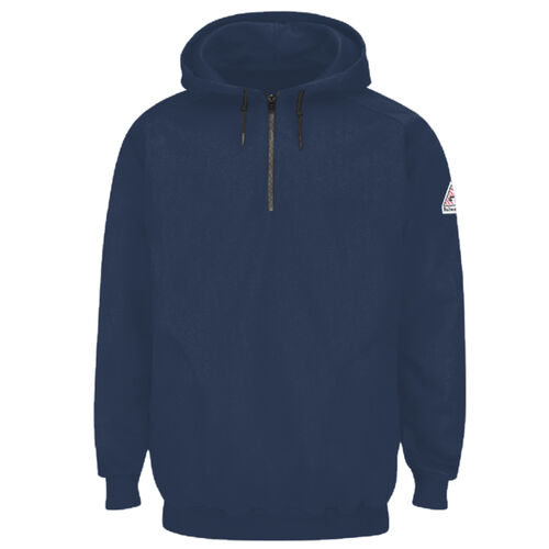 Men's Flame Resistant Quarter-Zip Hooded Sweatshirt Thumbnail