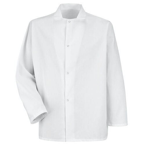 Men's Gripper-Front Short Butcher Coat Thumbnail