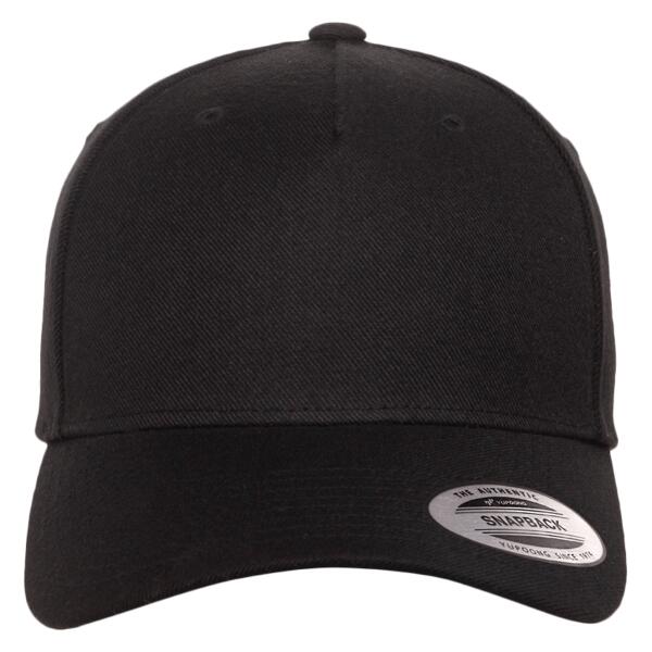 Premium Five-Panel Curved Bill Snapback Cap Thumbnail