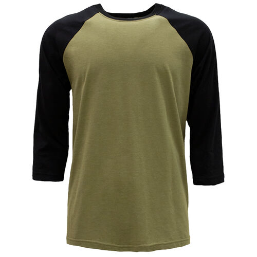 Unisex CVC Three-Quarter Sleeve Raglan T-Shirt Thumbnail