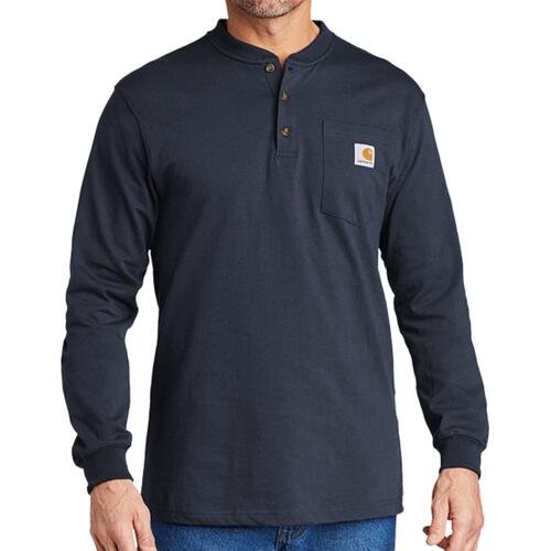 Long Sleeve Henley T Shirt Thumbnail