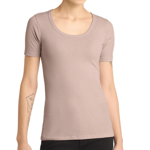 Women's V.I.T. Rib Scoop Neck Tee Thumbnail