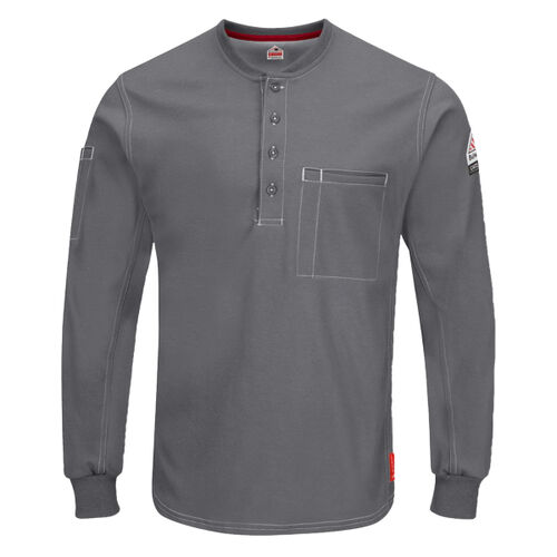 Men's iQ Series® Plus Long Sleeve Henley Thumbnail
