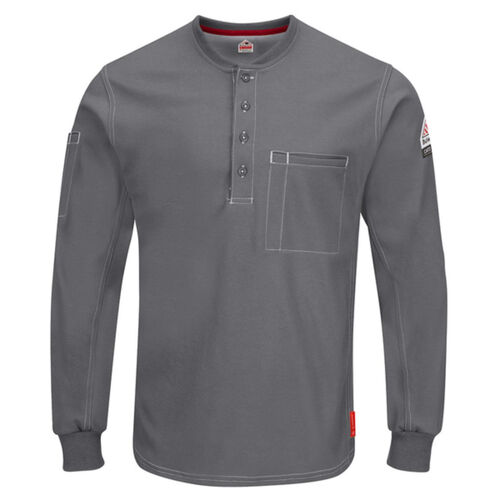 Men's Tall iQ Series® Plus Long Sleeve Henley Thumbnail