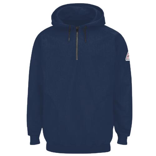 Men's Tall Flame Resistant Quarter-Zip Hooded Sweatshirt Thumbnail
