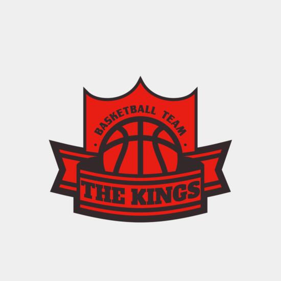 The Kings Basketball team Logo Template Thumbnail