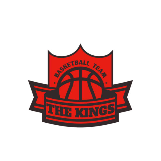 The Kings Basketball team Logo Template Thumbnail