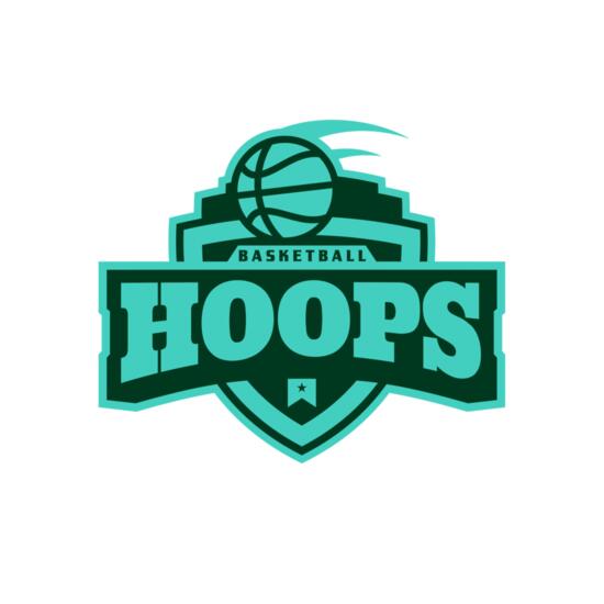 Hoops Basketball logo template 02 Thumbnail
