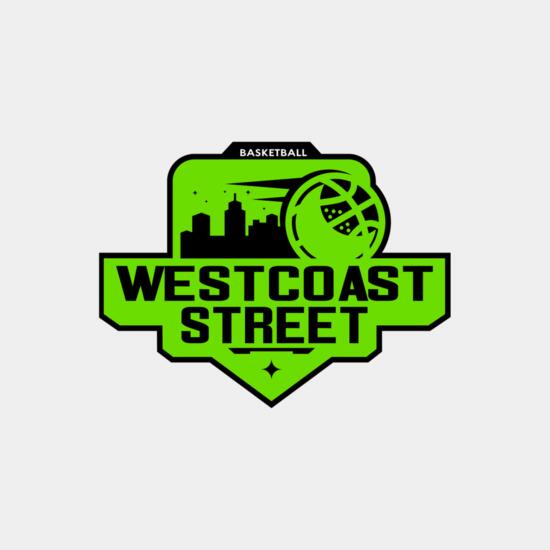 Westcoast Street Basketball logo template Thumbnail
