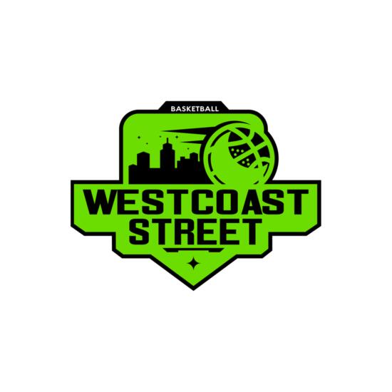 Westcoast Street Basketball logo template Thumbnail