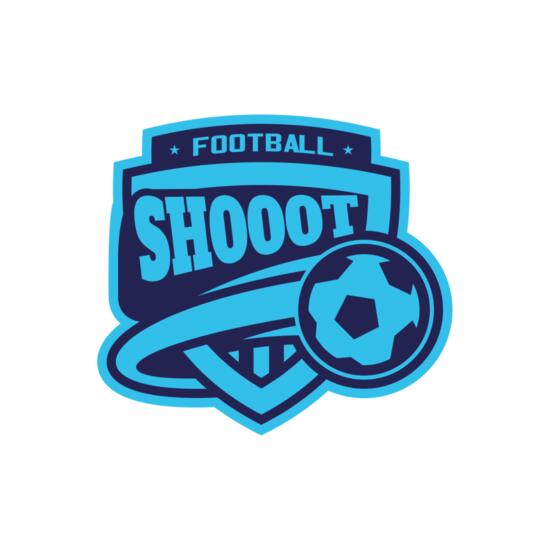 Shoot Football logo template Thumbnail