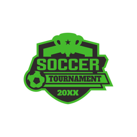 Soccer Tournament logo template 02 Thumbnail