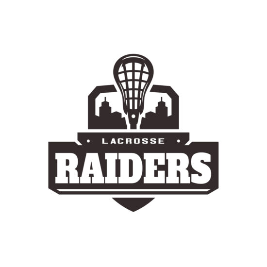 Raiders Lacrosse Logo Template Thumbnail