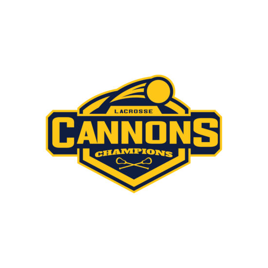 Cannons Champions Lacrosse Logo Template Thumbnail