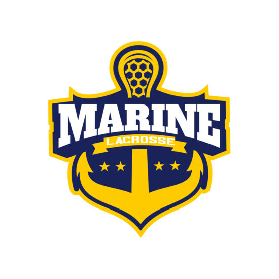 Marine Lacrosse Logo Template Thumbnail