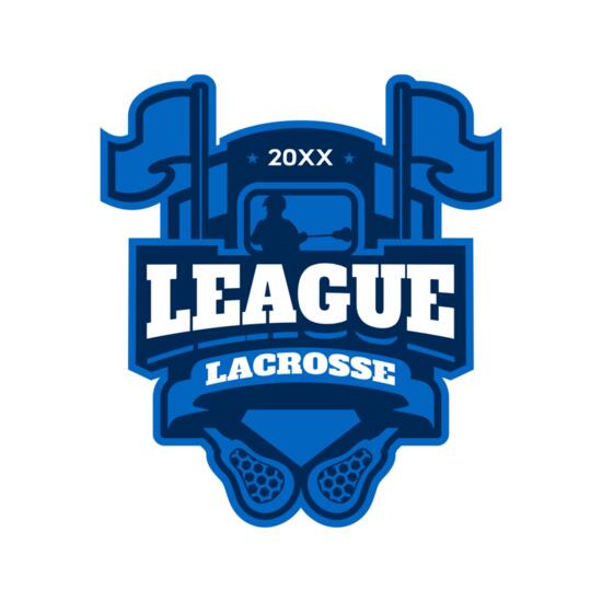 League Lacrosse Logo Template Thumbnail