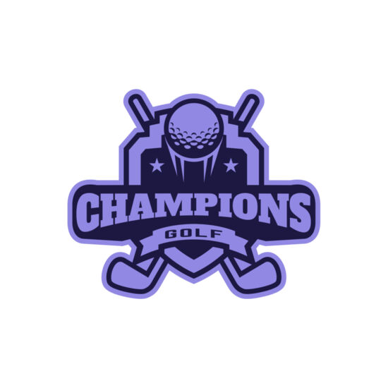Champions Golf logo template Thumbnail