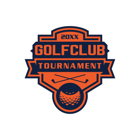 Golf club Tournament logo template 02 Thumbnail