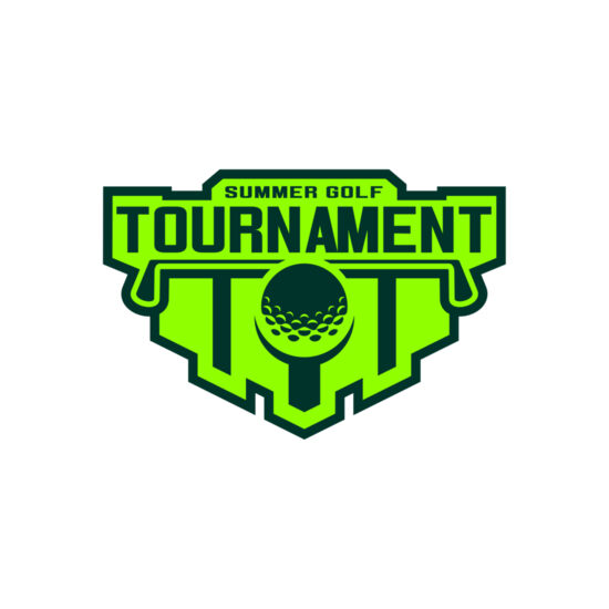 Tournament Summer golf logo template Thumbnail