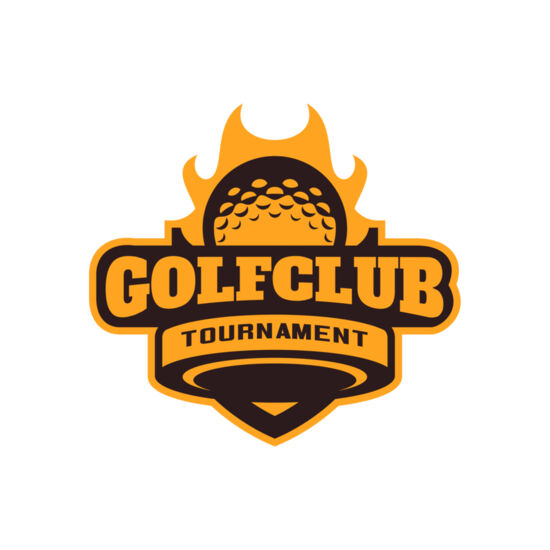 Golf Club Tournament logo template 04 Thumbnail