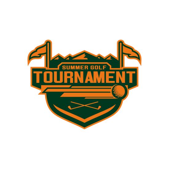 Tournament Summer golf logo template	02 Thumbnail