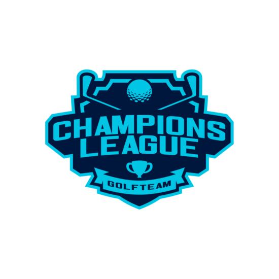 Champions League Golf Team logo template Thumbnail