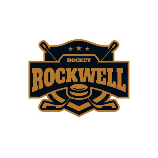 Rockwell Hockey logo template Thumbnail
