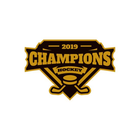 Champions Hockey logo template Thumbnail
