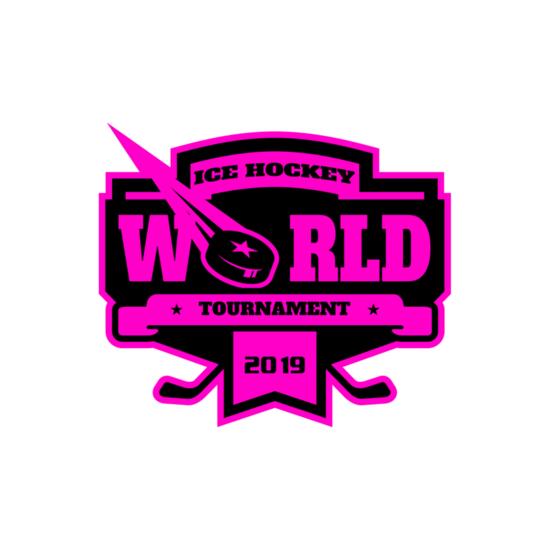 World Ice Hockey Tournament logo template Thumbnail
