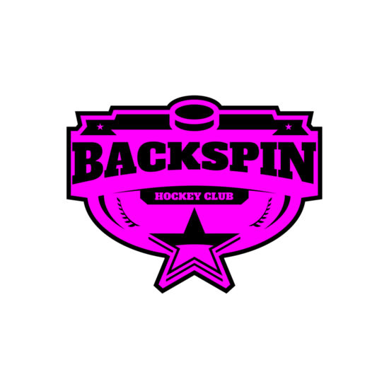 Backspin Hockey Club logo template Thumbnail