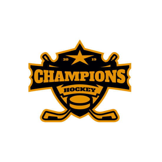 Champions Hockey logo template 02 Thumbnail