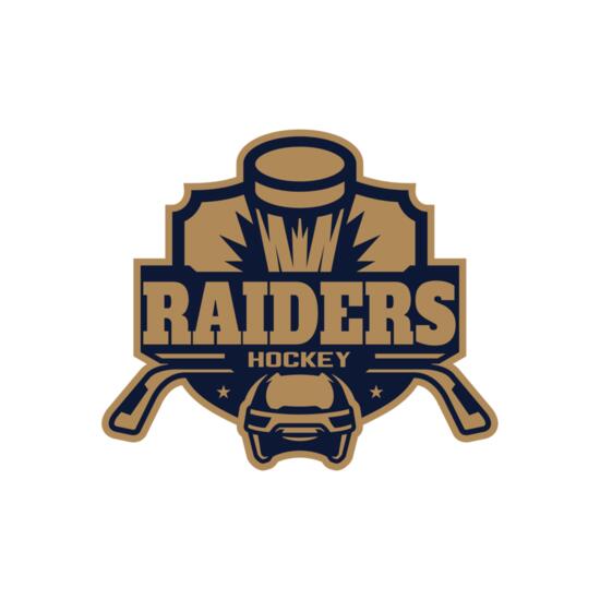 Raiders Hockey logo template Thumbnail