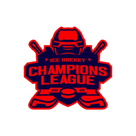 Champions League Ice Hockey logo template Thumbnail