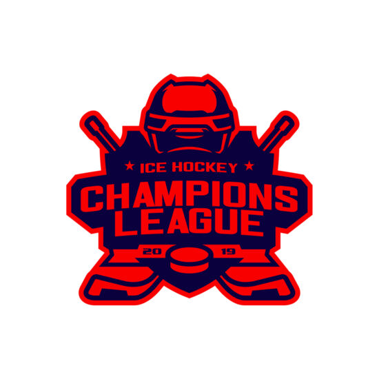 Champions League Ice Hockey logo template Thumbnail