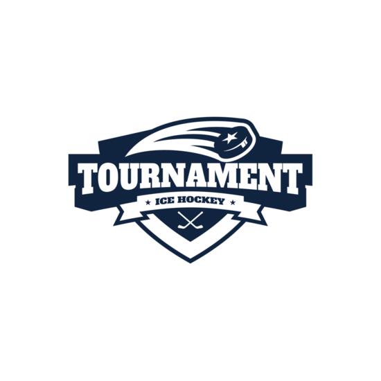 Tournament Ice Hockey logo template 02 Thumbnail