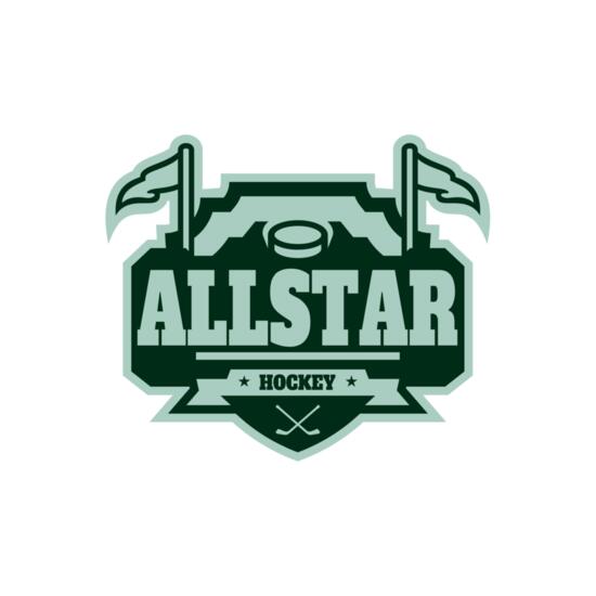 All Star Hockey Tournament logo template 02 Thumbnail