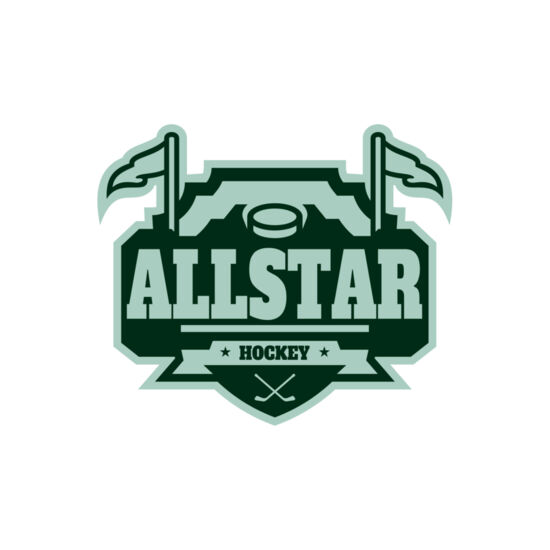 All Star Hockey Tournament logo template 02 Thumbnail